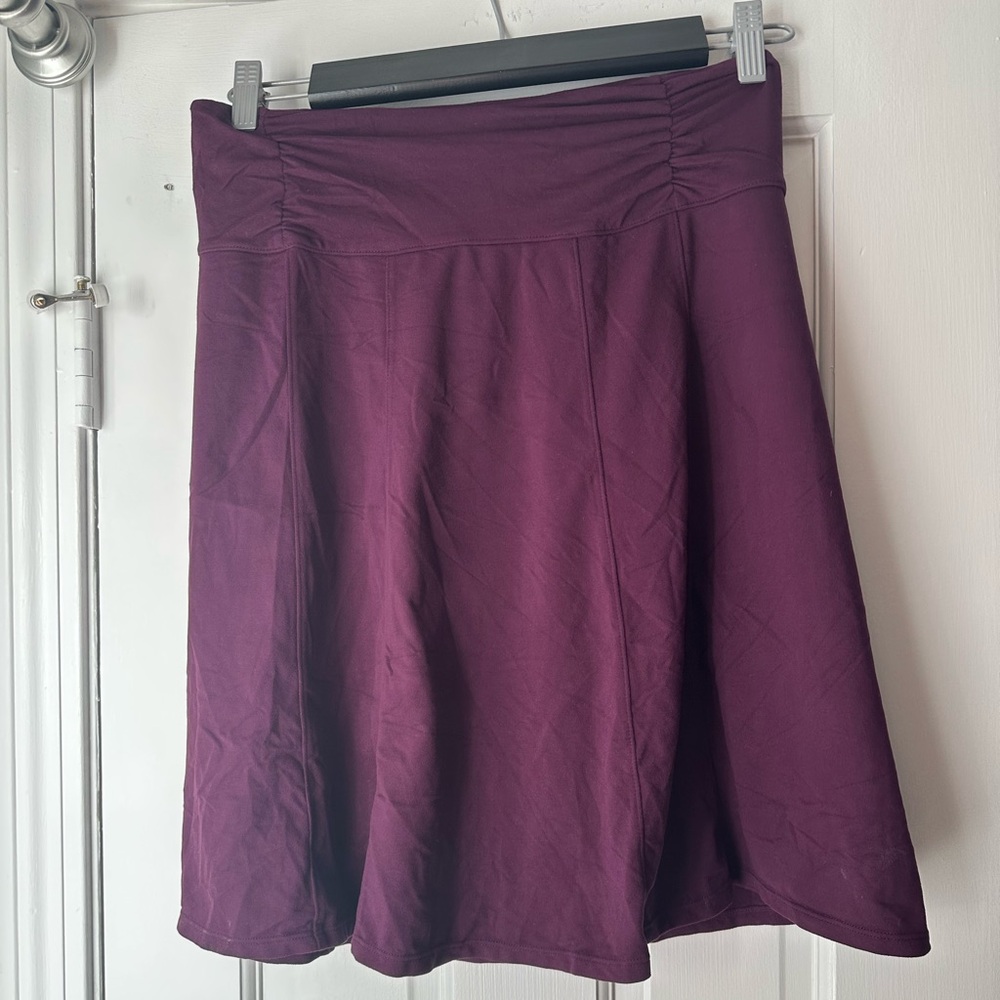 Athleta Bodega Skirt Purple A-Line Skirt size 12P
